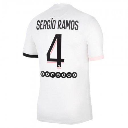 Billiga Fotbollströjor Paris Saint-Germain Sergio Ramos 4 Borta tröja 2021/22 Kortärmad